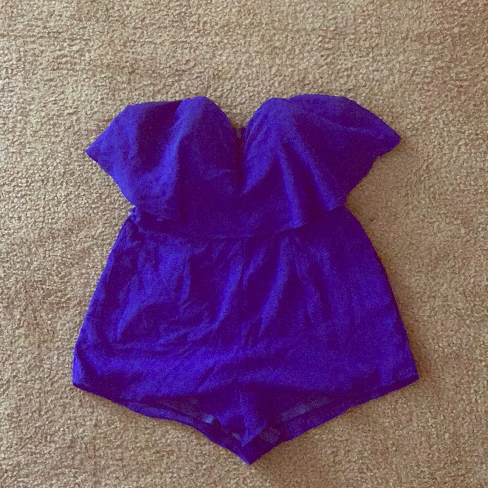 Electric blue romper
